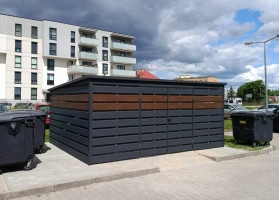 Šiukšlių konteinerių stoginės 488