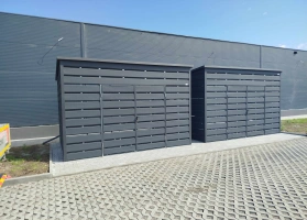 Šiukšlių konteinerių stoginės 516