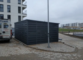 Šiukšlių konteinerių stoginės 276