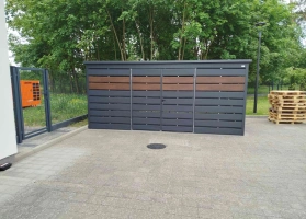 Šiukšlių konteinerių stoginės 490