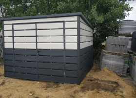 Šiukšlių konteinerių stoginės 138