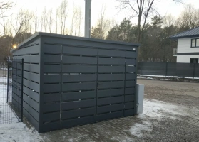 Šiukšlių konteinerių stoginės 92