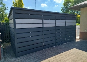 Šiukšlių konteinerių stoginės 504