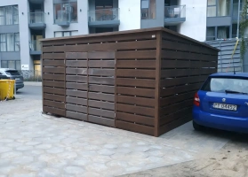 Šiukšlių konteinerių stoginės 213