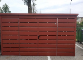 Šiukšlių konteinerių stoginės 53