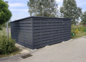 Šiukšlių konteinerių stoginės 434
