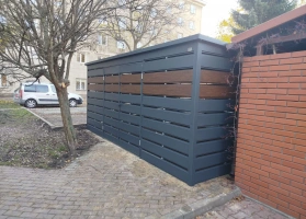 Šiukšlių konteinerių stoginės 444