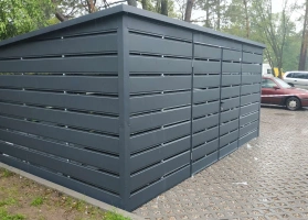 Šiukšlių konteinerių stoginės 24