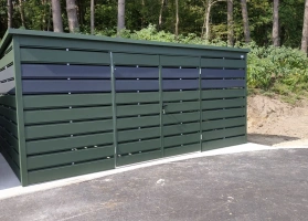 Šiukšlių konteinerių stoginės 337