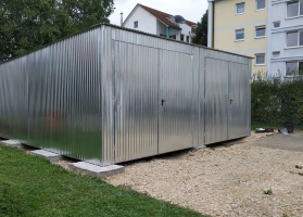 Cinkuotos skardos garažų galerija 24