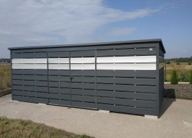 Šiukšlių konteinerių stoginės 348