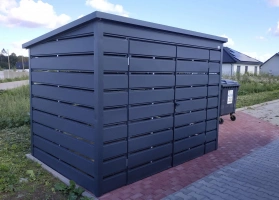 Šiukšlių konteinerių stoginės 65