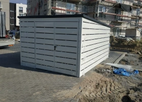 Šiukšlių konteinerių stoginės 339