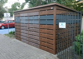 Šiukšlių konteinerių stoginės 208