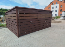 Šiukšlių konteinerių stoginės 499