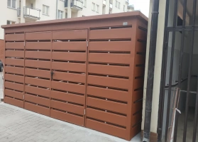 Šiukšlių konteinerių stoginės 136