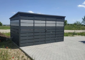 Šiukšlių konteinerių stoginės 133