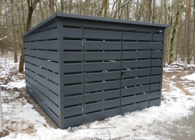 Šiukšlių konteinerių stoginės 86