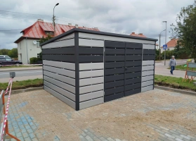 Šiukšlių konteinerių stoginės 437