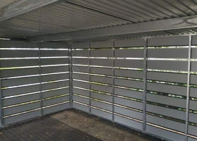 Šiukšlių konteinerių stoginės 41