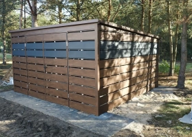 Šiukšlių konteinerių stoginės 189