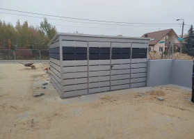 Šiukšlių konteinerių stoginės 354