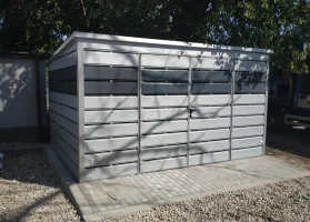 Šiukšlių konteinerių stoginės 168