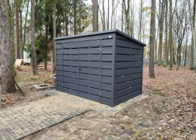 Šiukšlių konteinerių stoginės 443
