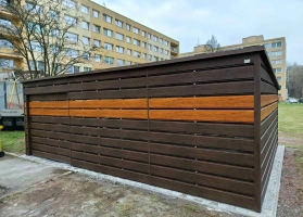 Šiukšlių konteinerių stoginės 470