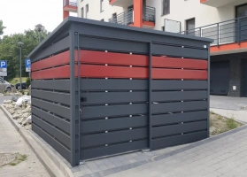 Šiukšlių konteinerių stoginės 371