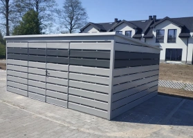 Šiukšlių konteinerių stoginės 118