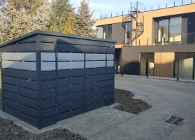 Šiukšlių konteinerių stoginės 366