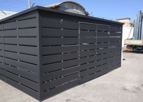 Šiukšlių konteinerių stoginės 49