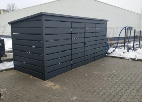 Šiukšlių konteinerių stoginės 81