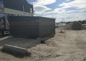 Šiukšlių konteinerių stoginės 283