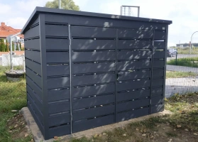 Šiukšlių konteinerių stoginės 185