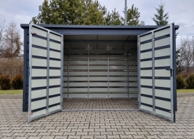 Šiukšlių konteinerių stoginės 6