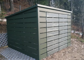 Šiukšlių konteinerių stoginės 115