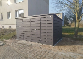 Šiukšlių konteinerių stoginės 387