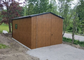 Akrilinės skardos garažų galerija 86