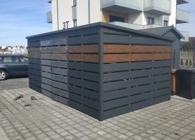 Šiukšlių konteinerių stoginės 190