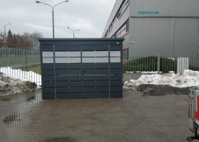 Šiukšlių konteinerių stoginės 244