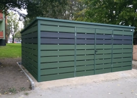 Šiukšlių konteinerių stoginės 217