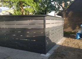 Šiukšlių konteinerių stoginės 25