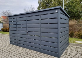 Šiukšlių konteinerių stoginės 5