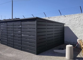 Šiukšlių konteinerių stoginės 48