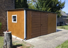 Akrilinės skardos garažų galerija 81