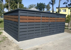 Šiukšlių konteinerių stoginės 179