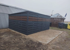 Šiukšlių konteinerių stoginės 388