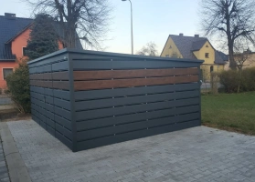 Šiukšlių konteinerių stoginės 110